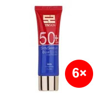 کرم ژل ضد آفتاب ساین اسکین مناسب پوست چرب آقایان SPF +50 پک 6 عددی