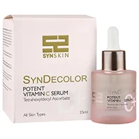 سرم روشن کننده پوست ویتامین C ساین اسکین مدل ساین‌دی‌کالر Syndecolor حجم 35 میلی‌لیتر